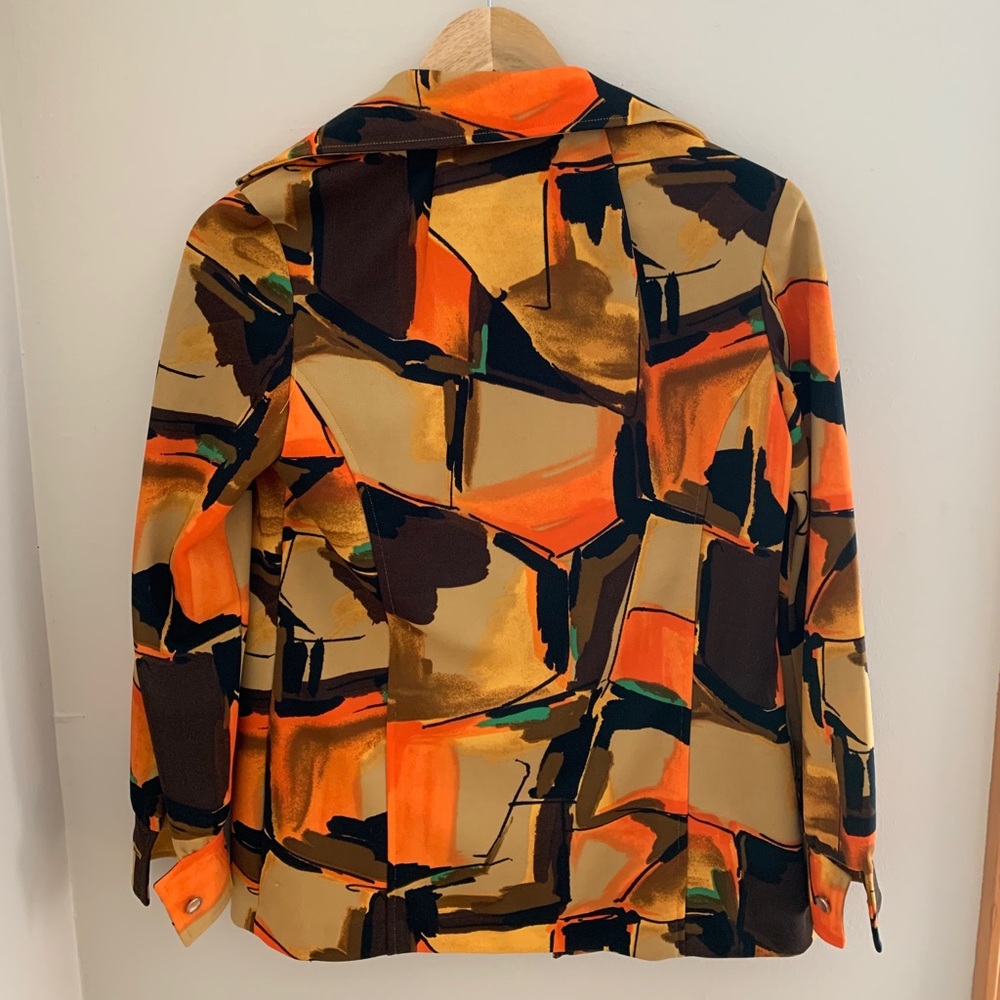 Vintage patterned jacket - Picture 3 of 4